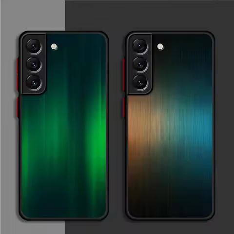 Dark Brushed Metal Texture Matte Case For Samsung Galaxy S24 S22 S23 S20 S21 FE S10 Plus Capa Note 20 Ultra 10 Lite Phone Fundas