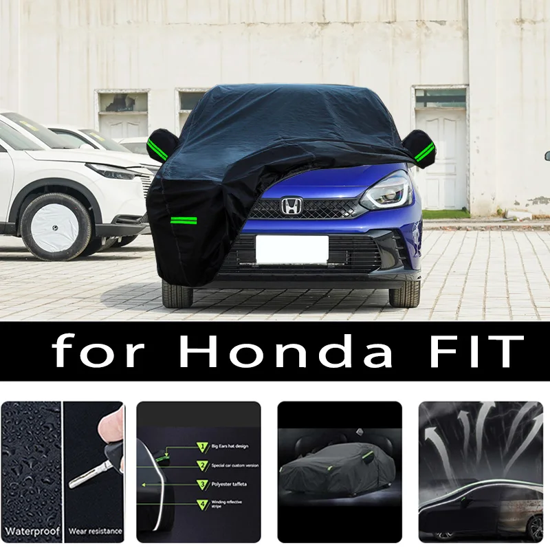 

For Honda FIT Car protective cover Auto paint protection Sunscreen heat-insulating waterproof car clothing Car film