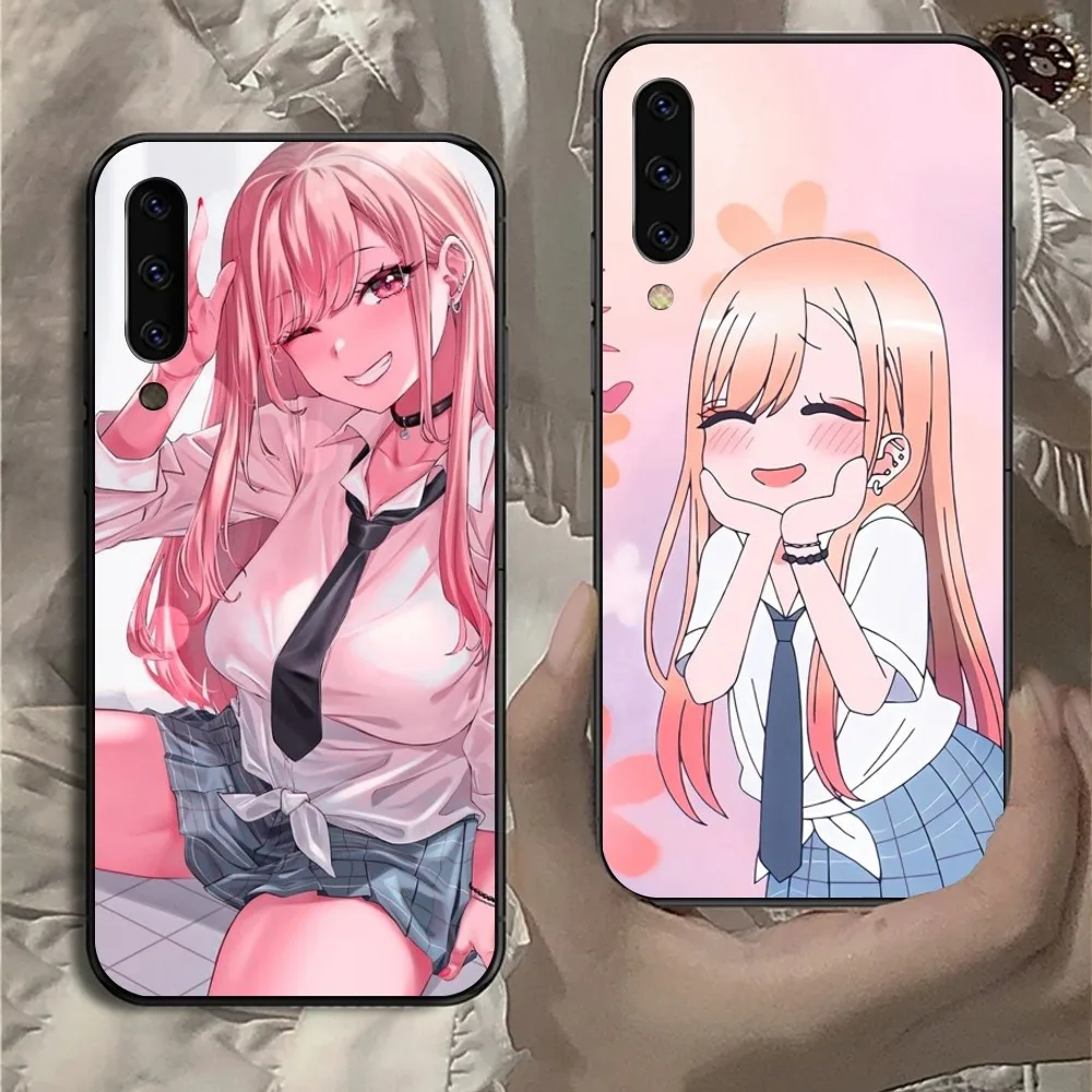 Anime Marin Kitagawa Mobile Phone Case for Samsung Note 9 10 20 Plus Pro Ultra J6 J5 J7 J8 Black Soft Phone Cover Funda