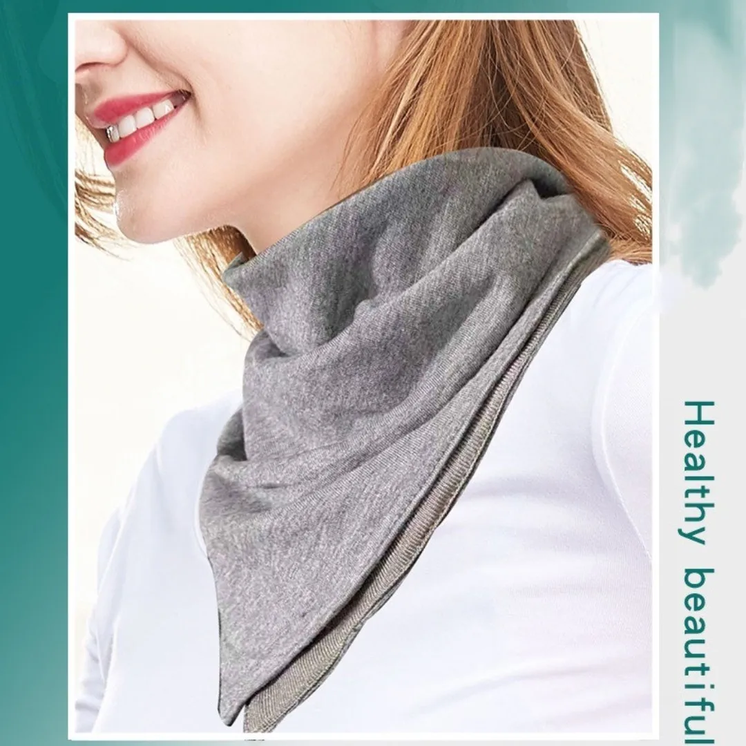 Anti-electromagnetic Radiation Silver Fiber Scarf 5G Communication EMF Shielding Keep Warm Scarf