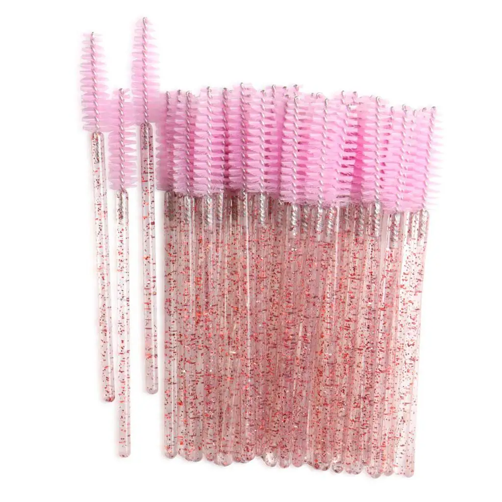 Eyelash Cleaning Kit Disposable Mascara Brushes Soft Nylon Lash Applicator Tools for Eyelash Extension Supplies