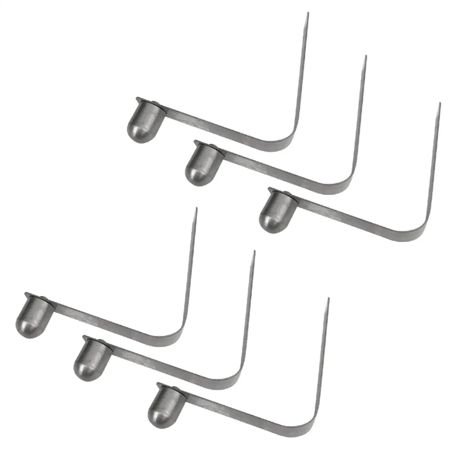 Kayak Paddle Spring Clips for Tent Tube Positioning Stainless Steel Fasteners Single Push Button Outdoor Kit