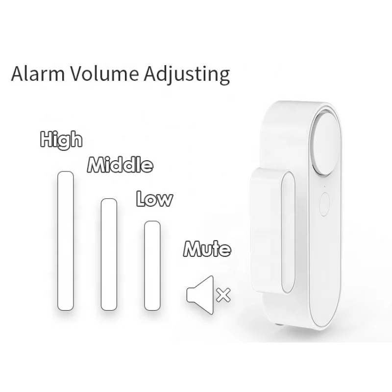 Tuya Smart Door and Window Sensor Wireless WiFi Door Magnet Home Universal APP Remote Anti theft Alarm Linkage Alexa