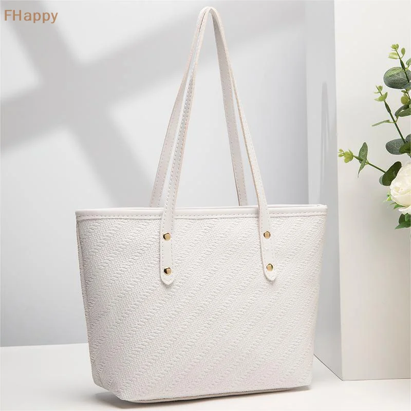 New Fashion Retro Large Capacity Fashionable Handheld One Shoulder Printed Tote Bag