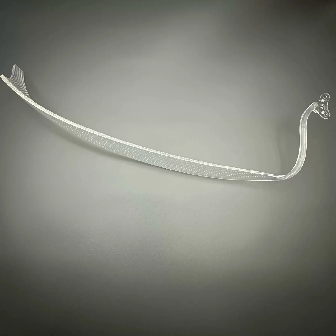 NEW Headlight Eyebrow Acrylic tube Guide Light Fiber Upper For Mercedes GLC CLASS W253 2016 2017 2018 2019 detail image 3