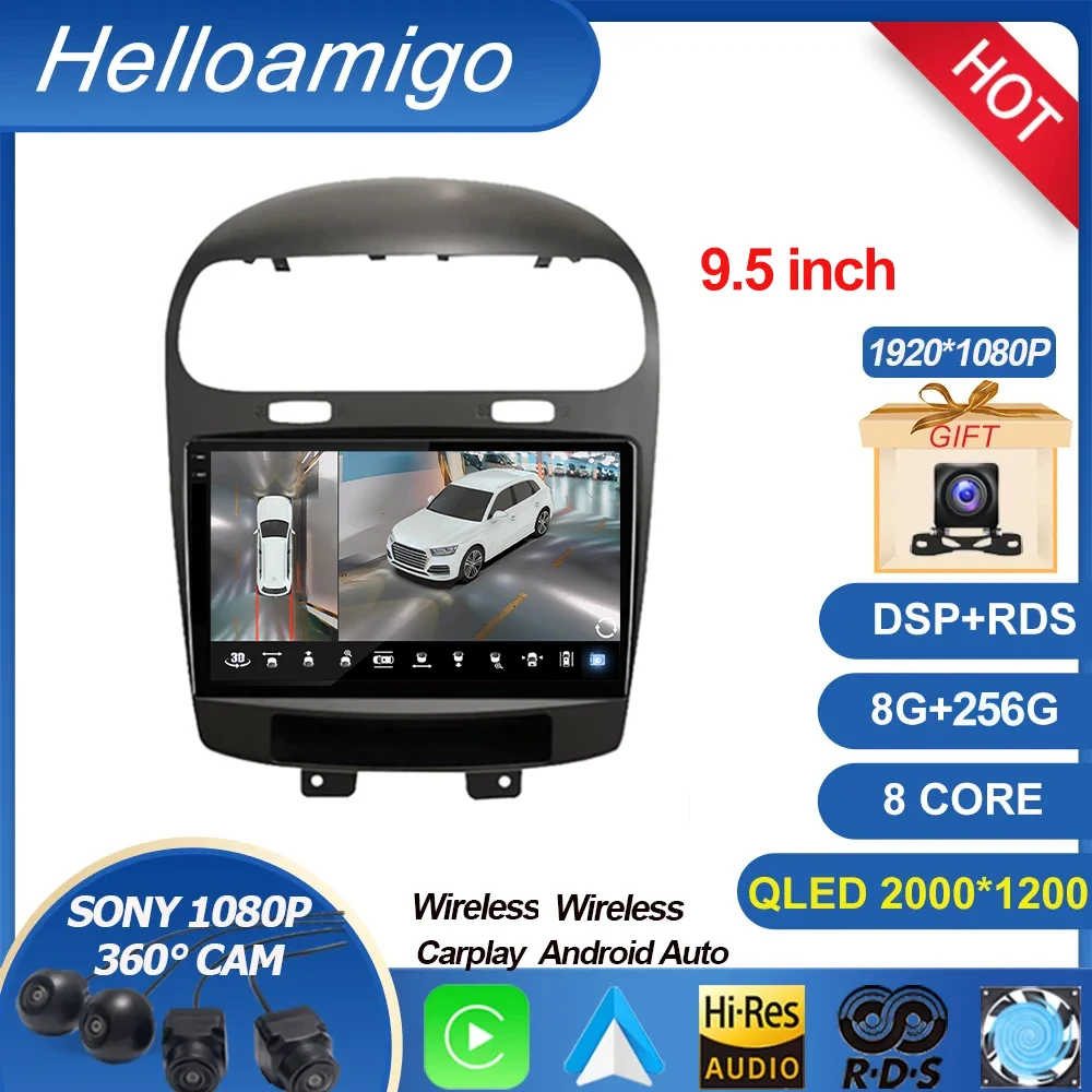 for Dodge Caravan 4 for Chrysler Grand Voyager RS 2000-2012 Android 13 Car Radio Autoradio Multimedia Video DVD Player