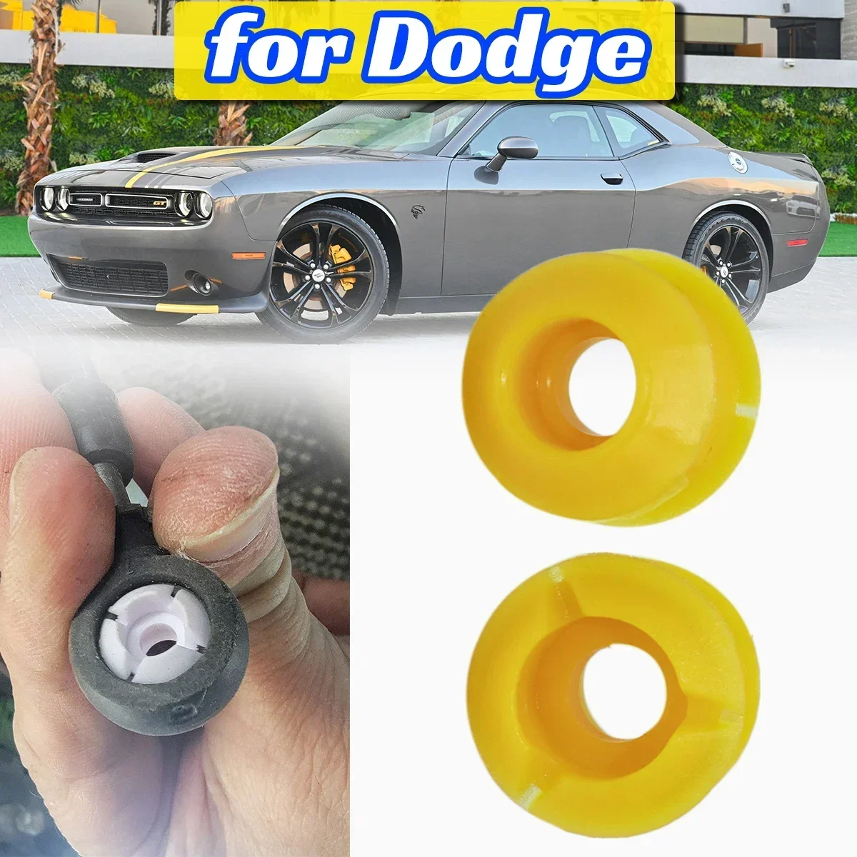 

2pcs for Dodge Dart Automatic Transmission Shifter Lever Linkage Cable Bushing Shift Gearbox Grommet Pivot Linkage End Kit Car