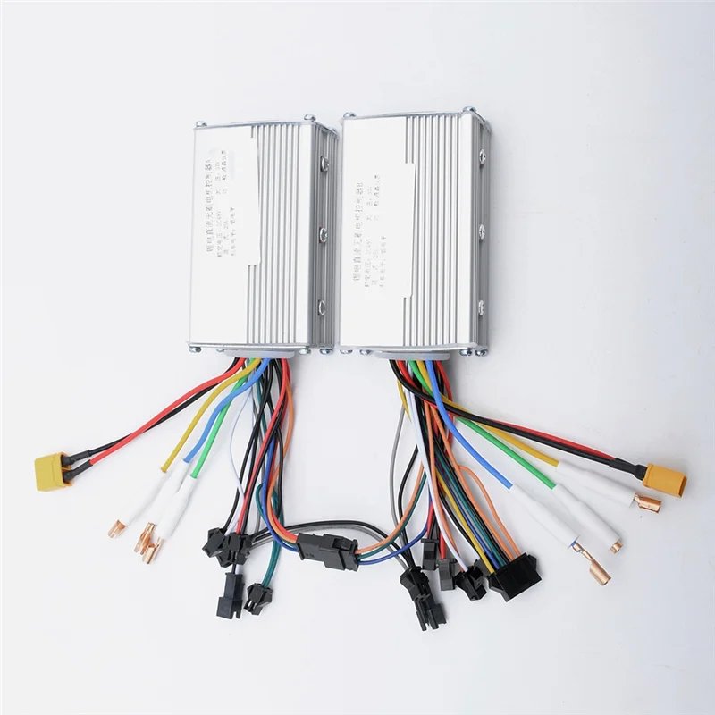AEA7-48V 25A 1200W JP Motor CC sin escobillas Scooter eléctrico controlador de bicicleta A + B controlador de Motor de doble accionamiento