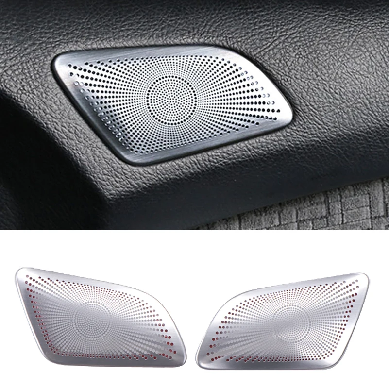 

Car Styling For Toyota Land Cruiser Prado LC120 2003~2009 Front Door Audio Speaker Sound Loudspeaker Cover Trim Accessories