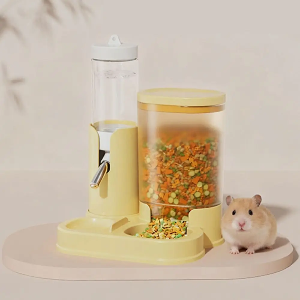 

No Drip 2 in 1 Hamster Water Dispenser Leak-Proof Automatic Hamster Water Bottle with Base Pet Auto Dispenser for Small Animal