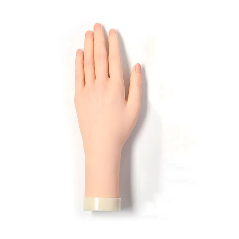 Silicone Practice Nail Hand Practice Hand for Nails
