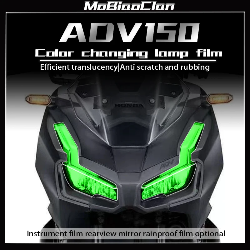 

For HONDA ADV150 ADV 150 Waterproof Decoration Motorcycle Accessories headlamp tail lamp protection film rear-view rainproof