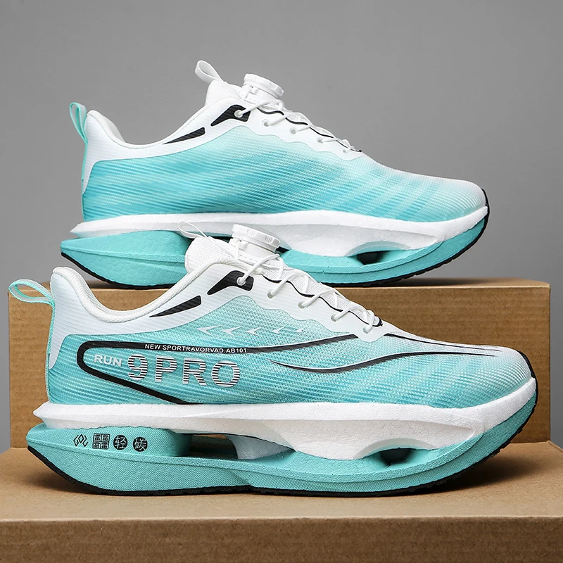 

NEW Running Shoes Carbon Board Marathon Men Sports Breathable Lightweight Women's Comfortable Athletic Nonskid Sneakers 2026