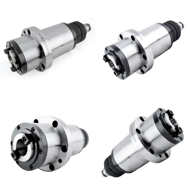 for BT30 90mm 6000 RPM Belt Drive Lathe Spindle Water Cooled ATC 4.5kW High Speed Milling Spindle Motor