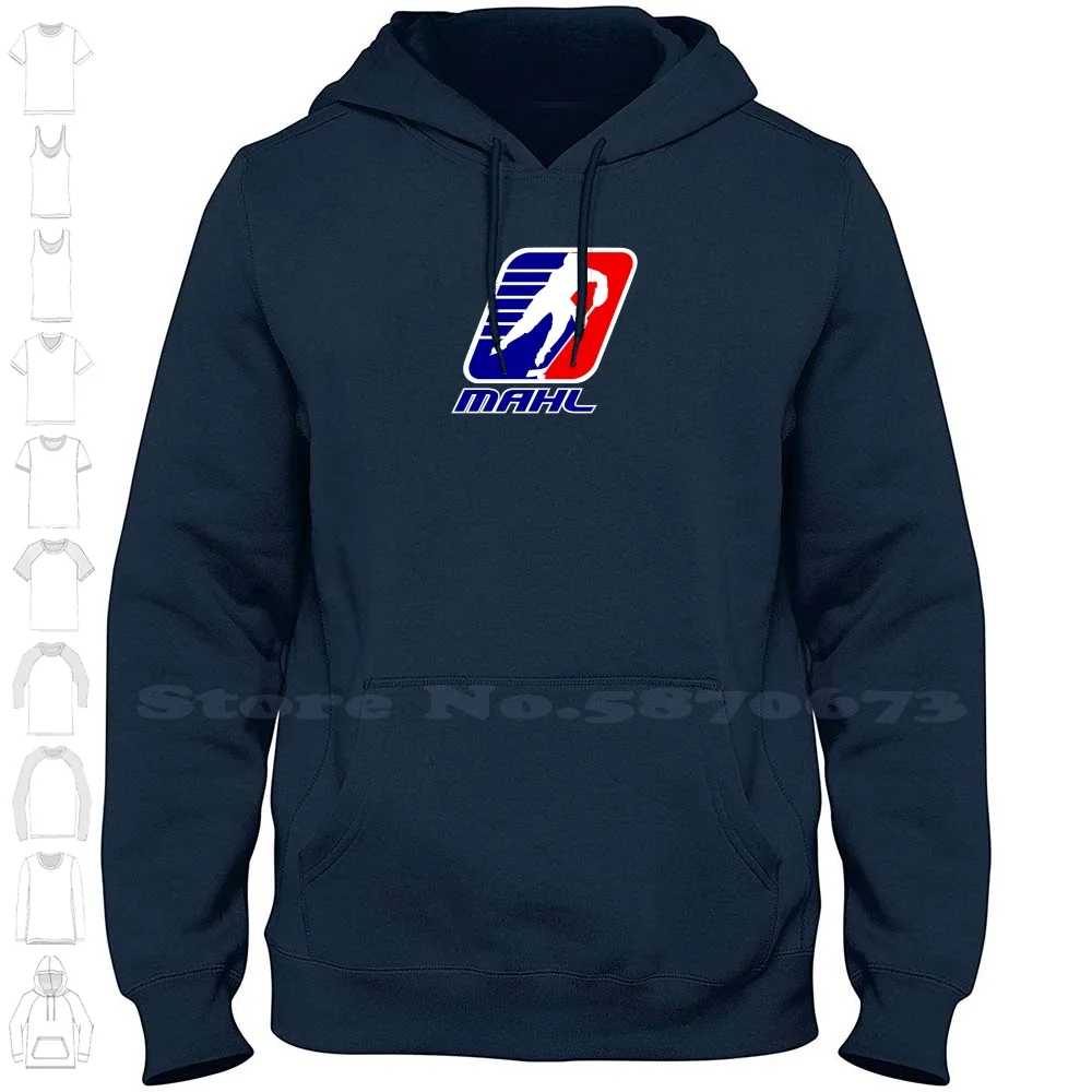 Mid-Atlantic Hockey League (MAHL) Logo High-quality Hoodie 100% Cotton Sweatshirt