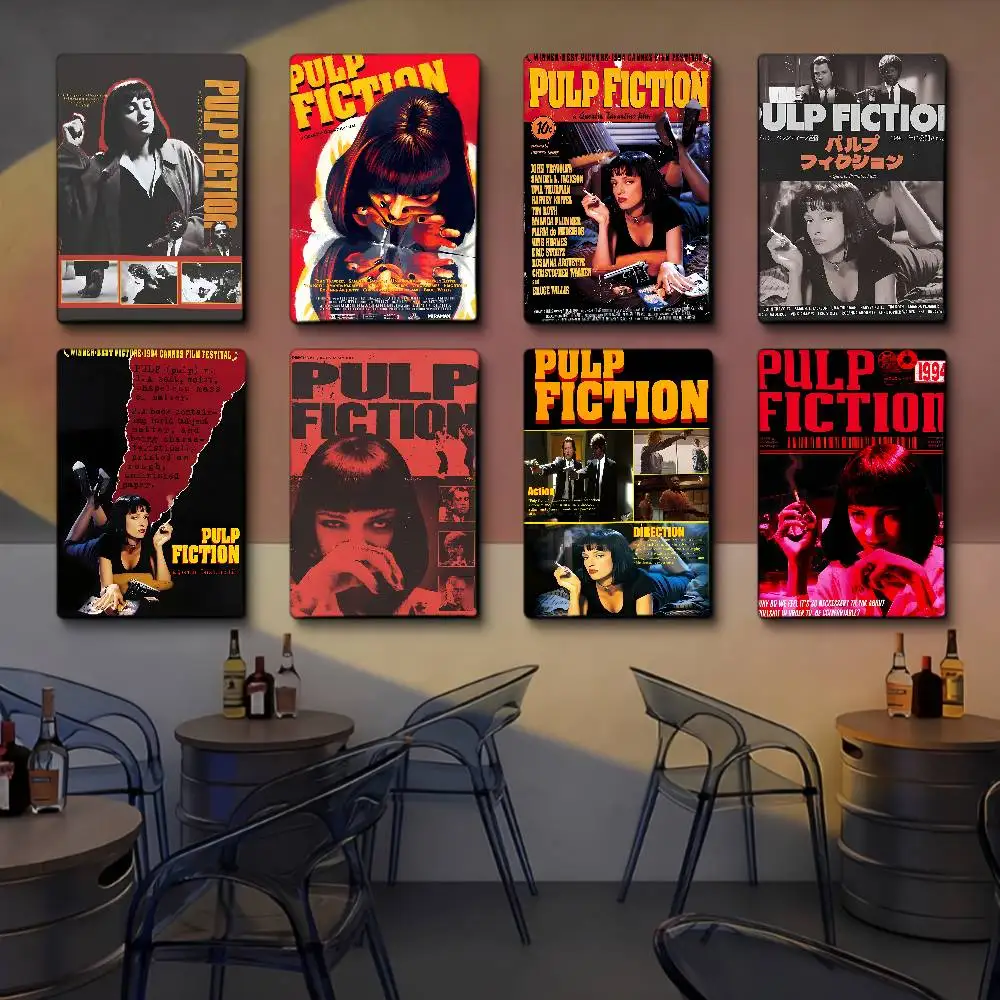 Quentin Tarantino P-Pulp Fiction Classic Movie Wall Art Prints Canvas Painting Poster Picture For Office Living Room Home Decor