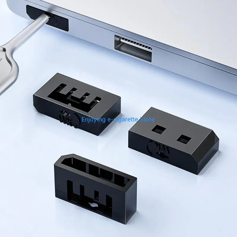 Port AntiDust Plugs Protective Cap with Metal Insert Stoppers for DisplayPort Y4QF