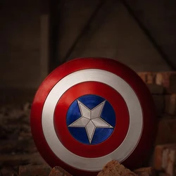 57cm Marvel Captain America Shield Weapons Model Version Plastic Superhero Costume Fancy Dress Party Stage Cosplay Gifts Toys