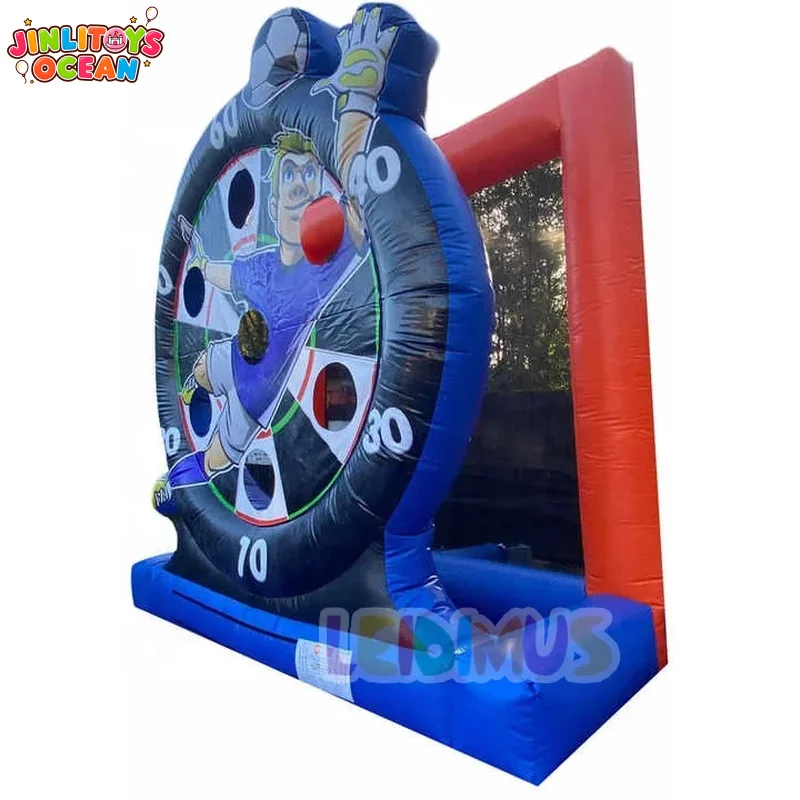 Inflatable 3D Penalty Shootout Game Inflatable Football Interactive Game Inflatable Shooting