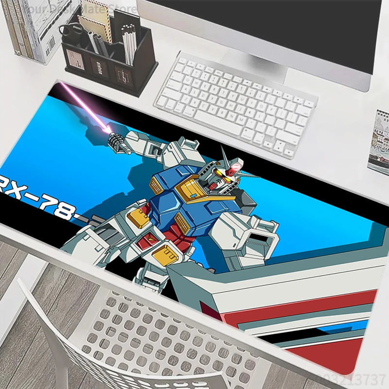 

Mouse Pad Mechanical Warrior RX-78-2 G-gundam Large Gamer Gaming Speed Keyboard Rubber Lock Edge Desk Mat Office Laptop mousepad