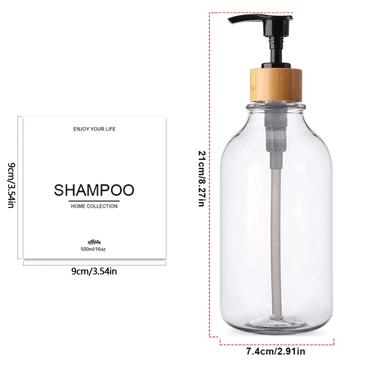 Refillable Shower Soap with Labels Dispenser Bathroom Shampoo Bodywash Conditioner Pump Bottle Farmhouse Bathroom Kitchen Decor