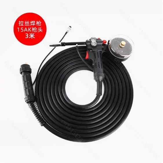 10Ft 3 Meters Welder Spool Gun Wire Feeder Aluminum Welder Use Standard Spool with Euro Connection 24V DC Motor Free Nozzle