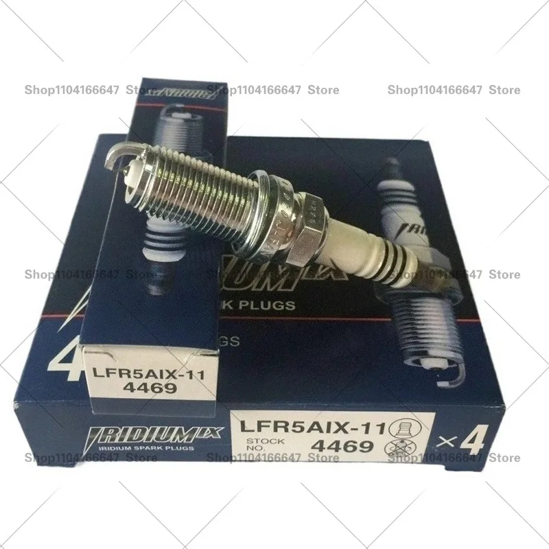 

4pcs LFR5AIX-11 4469 Iridium Spark Plug fit for Hyundai Infiniti Kia Mariner Mercury Nissan Scion Suzuki Toyota Yamaha