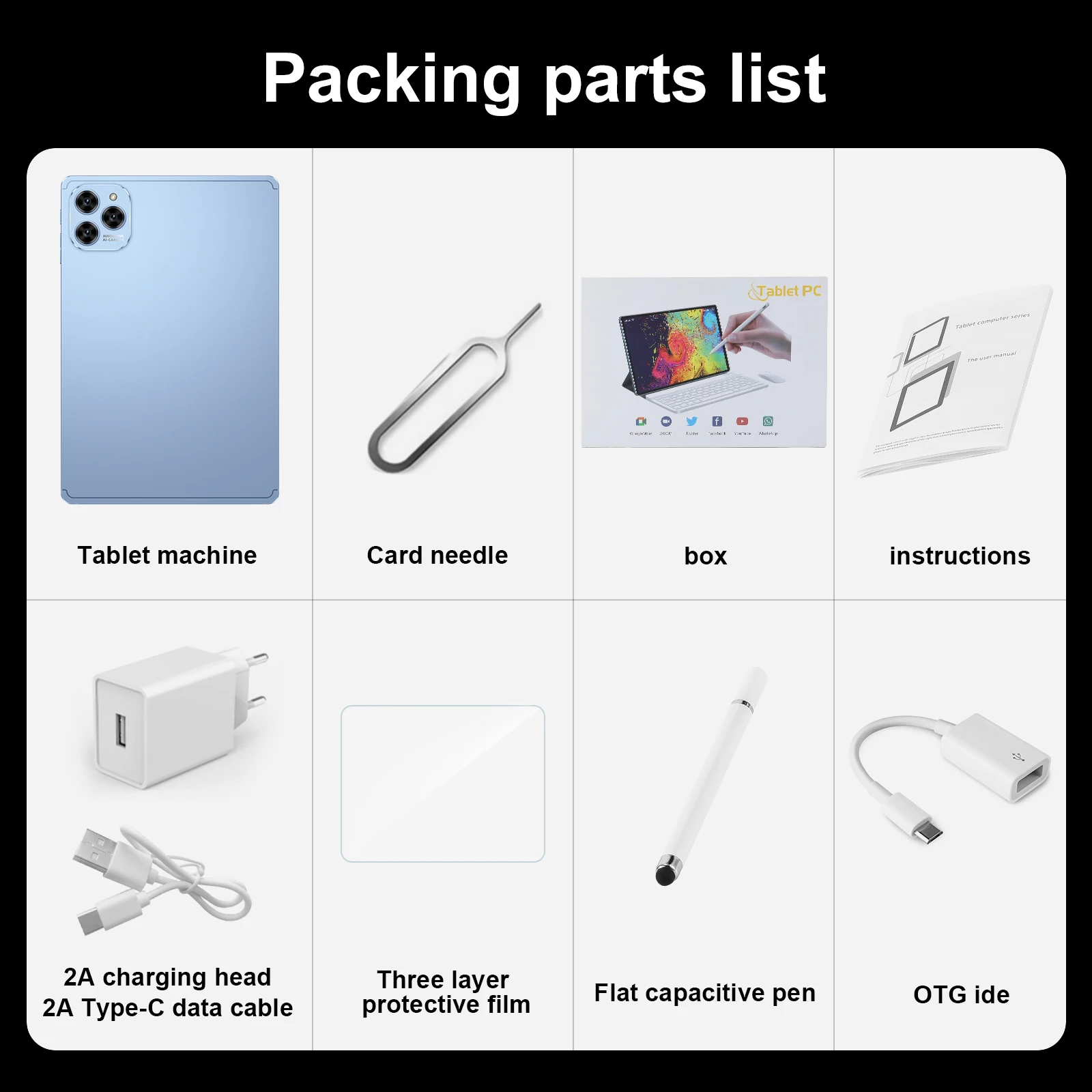 Pad 16 Pro 10,1 Zoll Android 15 16 GB + 1 TB Dual-Karten-Tablet 10000 mAh MSnapdragon 8 Gen3 Core WIFI + GPS-Tablet