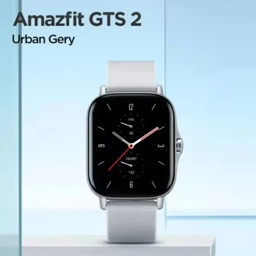 Новые умные часы Amazfit GTS 2, 5 атм, водонепроницаемые, универсальные, для здоровья, фитнеса, отслеживания, умные часы для Android IOS, 100 новых