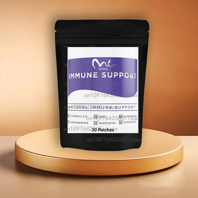 

30 Patches Immune Support Transdermal Patches with Elderberry, Quercetin, Artemisinin, Turmeric & Echinacea