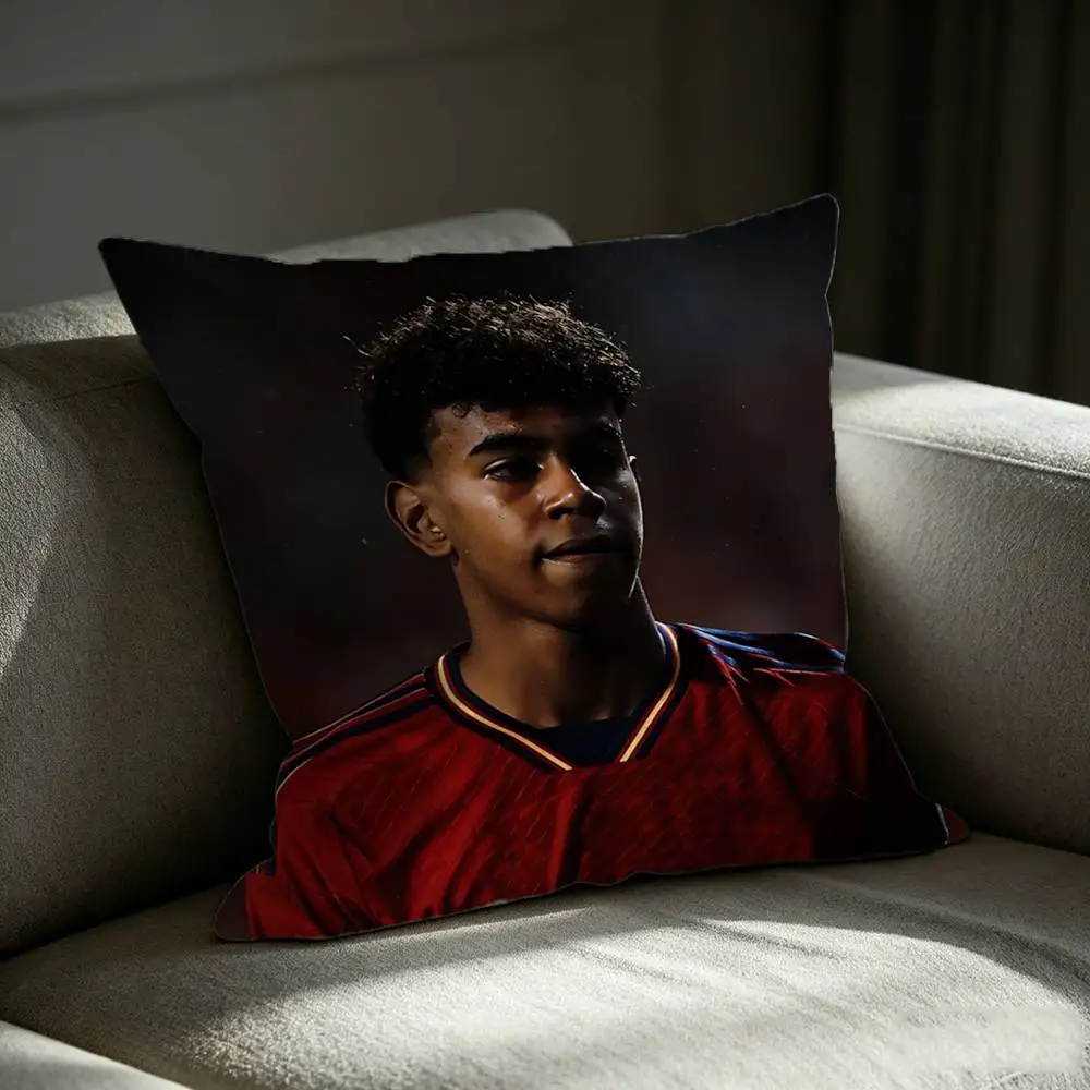 Star-boy L-Lamine 10 Spain Y-Yamal Square Sofa Pillow Cover Solid Color Living Room Home Decor Cushion Case 6