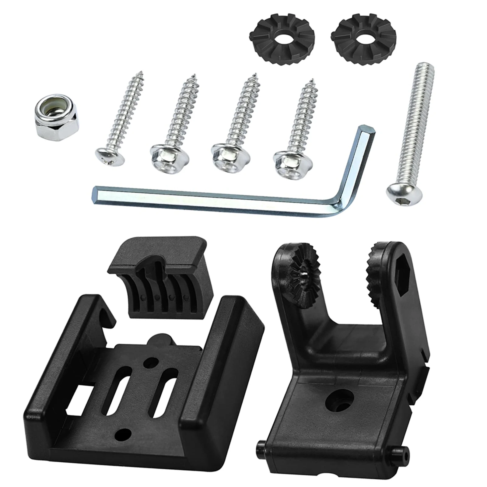 MHX Sensor Kit Transducer Bracket Marine-grade Material Robust Structure Adjustable Angle Design 10x6x5cm Fishing