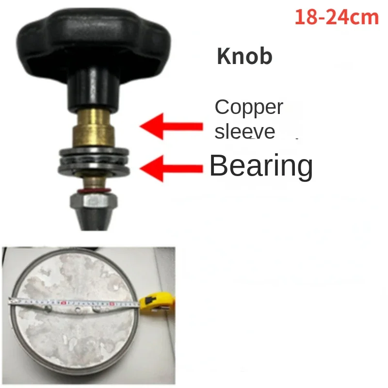 18-24cm Commercial Pressure Cooker Accessories Copper Rod Knob Switch Sleeve Screw Bearing Matching Assembly