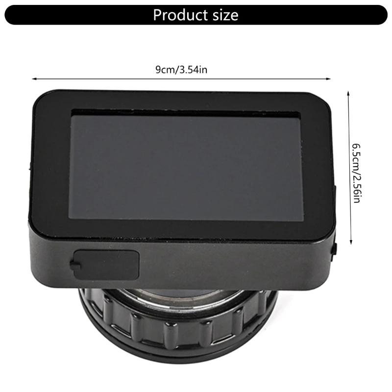 4K كاميرا العدسة الإلكترونية 3 بوصة شاشة LCD لمراقبة تلسكوب 22-46 مم 634A