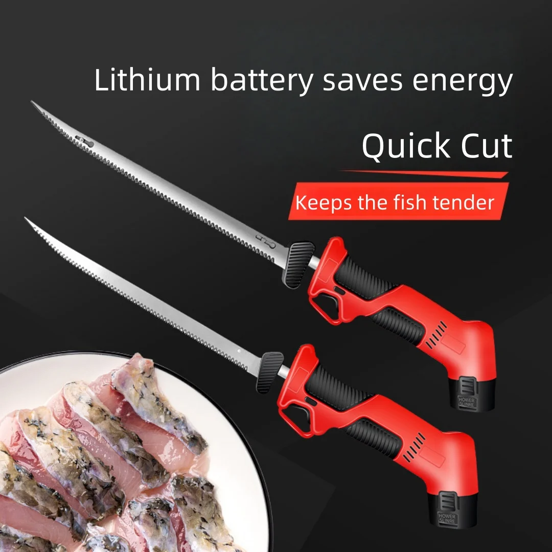 Rechargeable Kitchen Lithium Cutting Knife Cut Bread Bones Outdoor Electric Kitchen Knife Electric Slicing Knife
