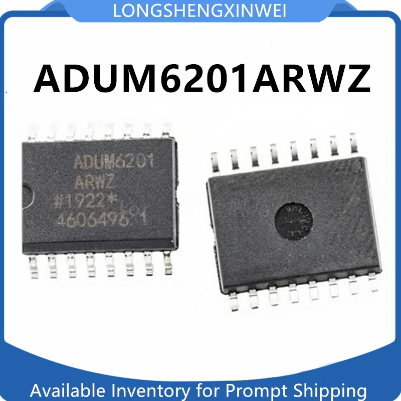1PCS New Original ADUM6201ARWZ ADUM6201 Digital Isolator Chip Package with 16-SOIC Patch in Stock