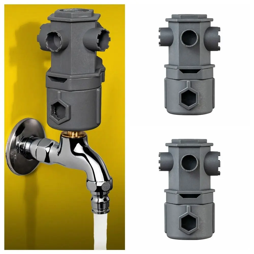 Plastic Multifunctional Wrench Valve Core Disass Tap Aerator Removal Faucet Wrench Tap Water Leakage 16 in 1