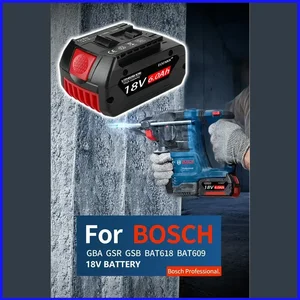 بطارية بديلة أصلية لبوش ، جديد ، احترافي ، 18 فولت ، جيجابايت ، جيجابايت ، جيجابايت ، جي إس آر ، جي إس بي ، BAT618 ، BAT609 ، BAT620 أفضل 8 خلايا بطارية مفك براغي للمبيعات - No2