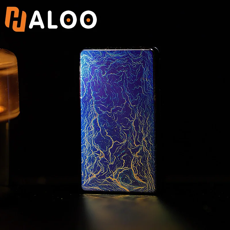 Haloo Player EDC Magnetic Push Card Fingertip Gyro Decompression Toy for Relieving Anxiety and Relaxing Decompression Tools