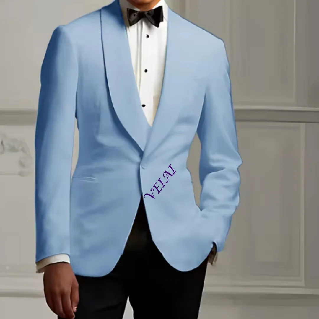 Ivory Boys Suit Jacket Pants 2 Piece Set Wedding Kids Tuxedo Custom Blazer 2-16 Years Old Fashion Outfit - view 5