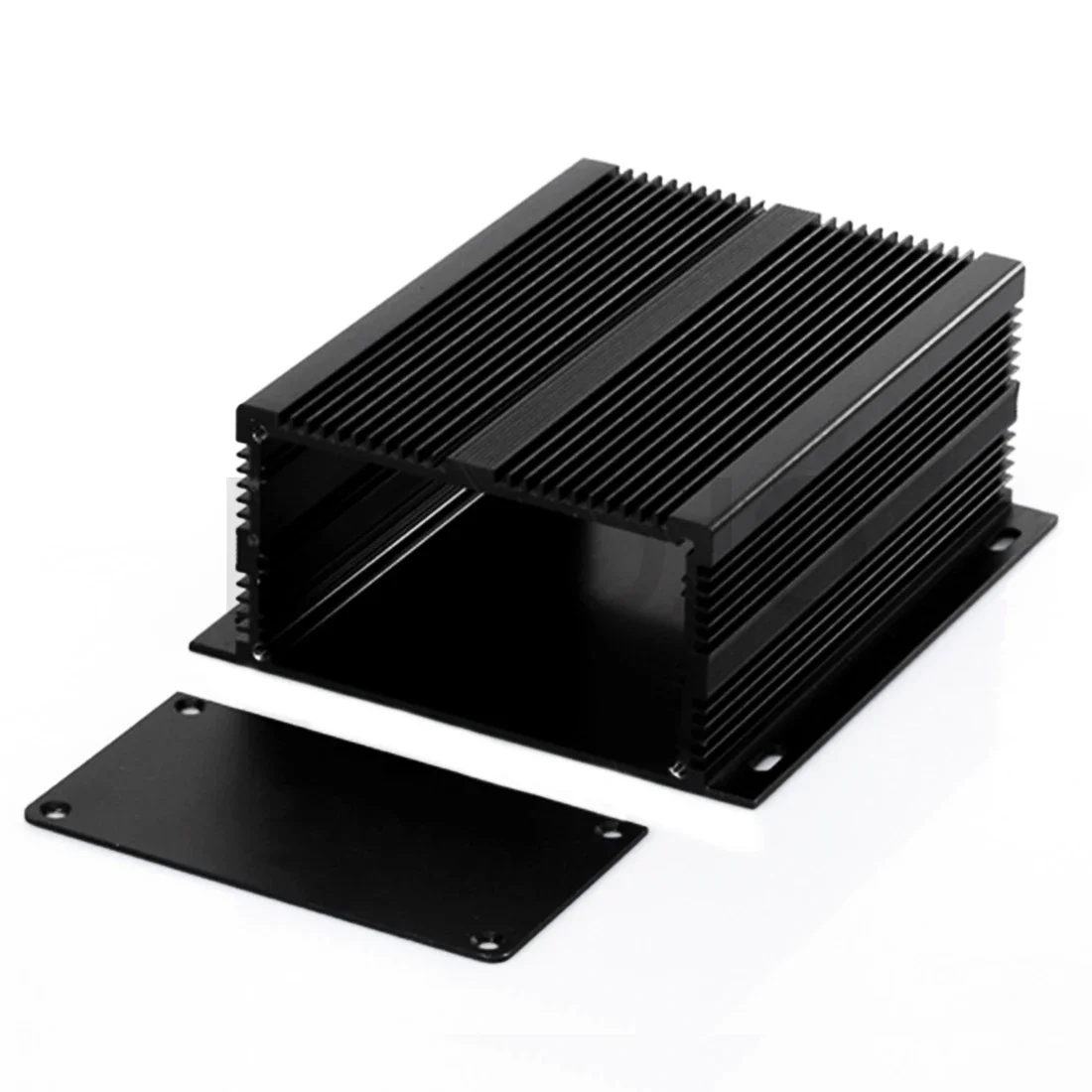 Aluminum Enclosure 116*53*120/130mm Integrated Waterproof Case Silver/Black PCB DIY Instrument Electronic Box