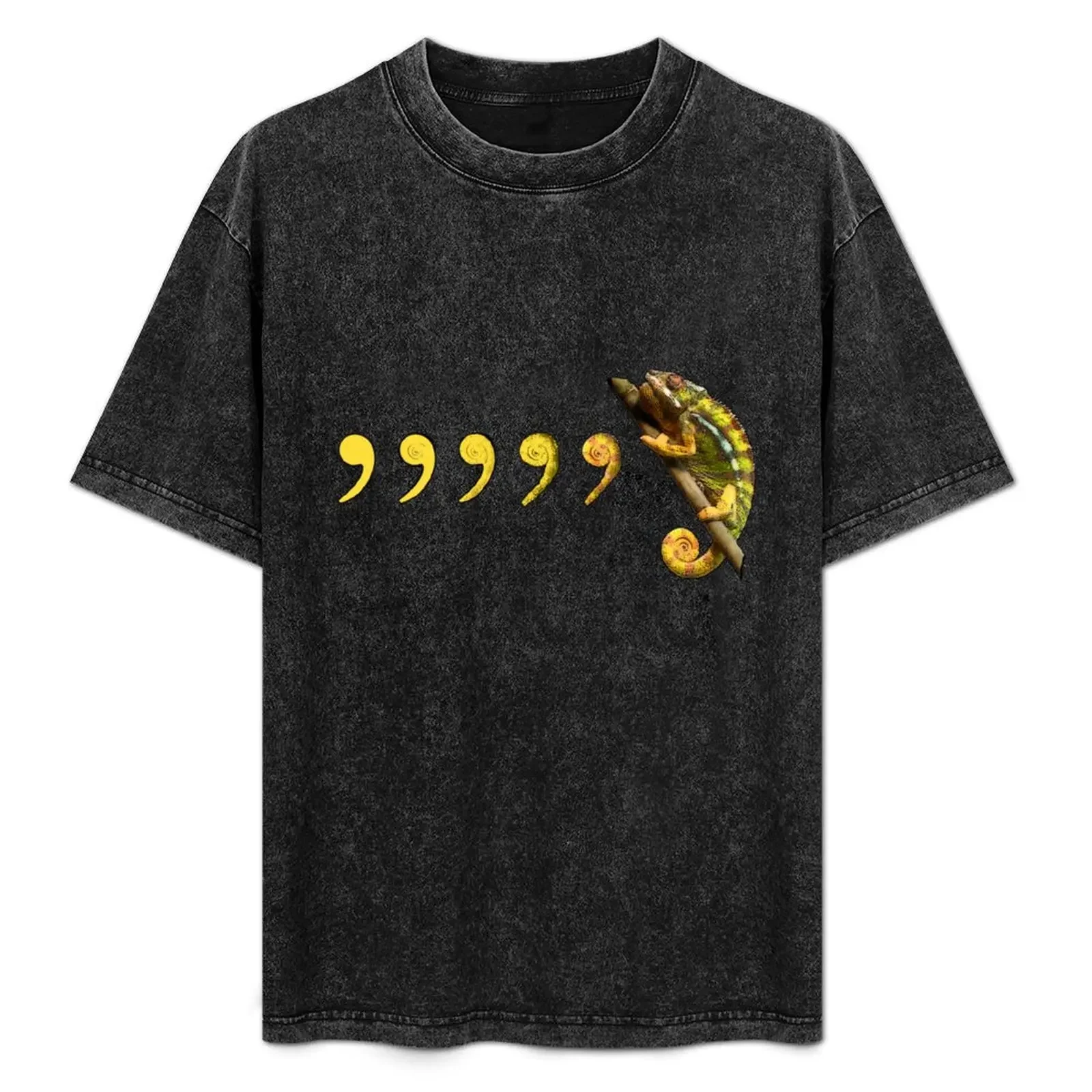 

Comma, Comma, Chameleon! T-Shirt vintage man t shirt Man t-shirt street wear mens t shirts casual stylish