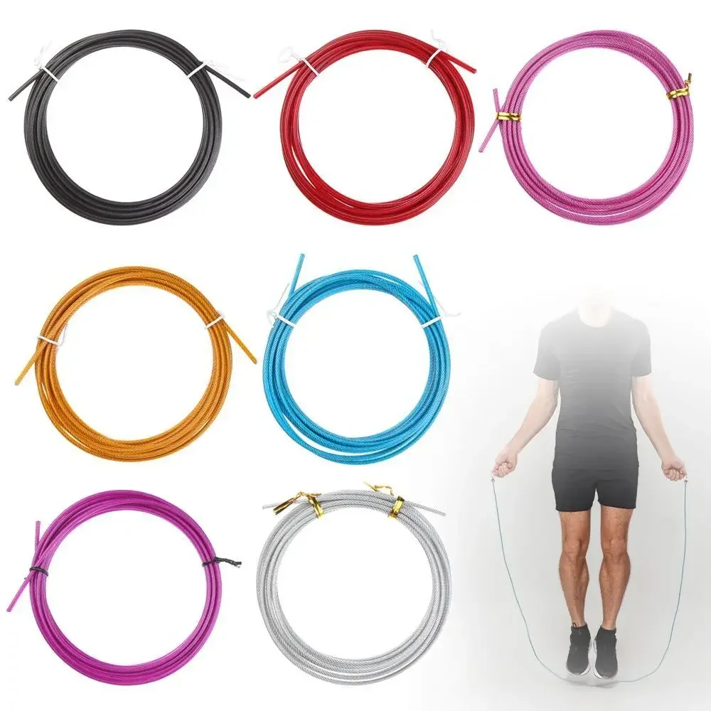 3m Steel Skipping Rope Spare Rope Racing Skipping Rope Accessories Portable Fitness Equipment Ropes To Jump Crossfit Boxing