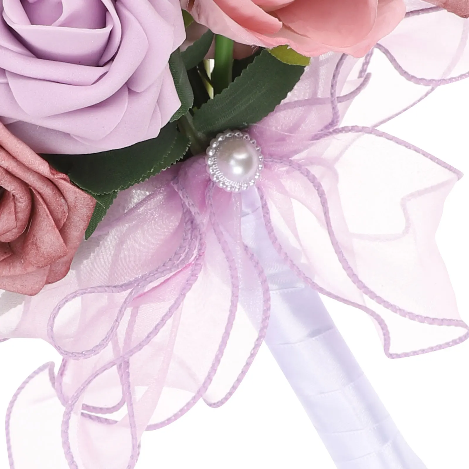 

Rose Hand-held Flowers Wedding Bouquet Decorations Bride Bouquets Bridal for Artificial