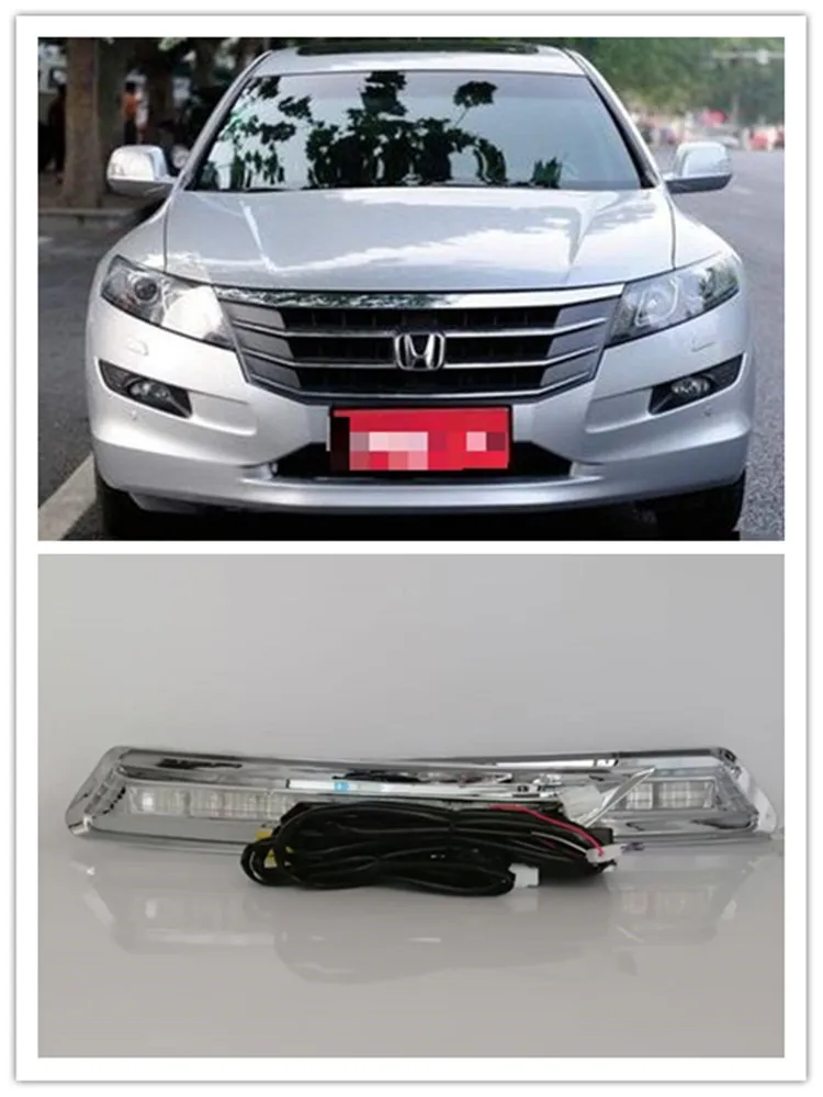 

LED DRL For Honda Crosstour 2012 2013 2014 Daytime Running Lights Waterproof Daylight Lamp With Dynamic Turning Light Signal 12V