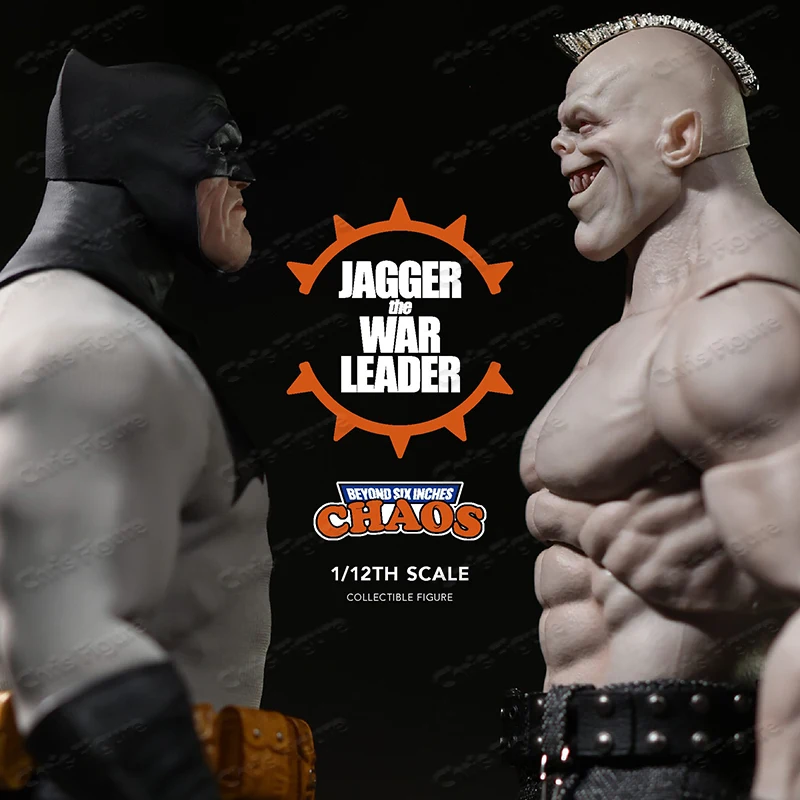 In Stock Original Chaos Jagger War Leader 1/12 Chaos 003 Batman The Dark Knight Returns Mutant Leader Anime Action Gift Toy