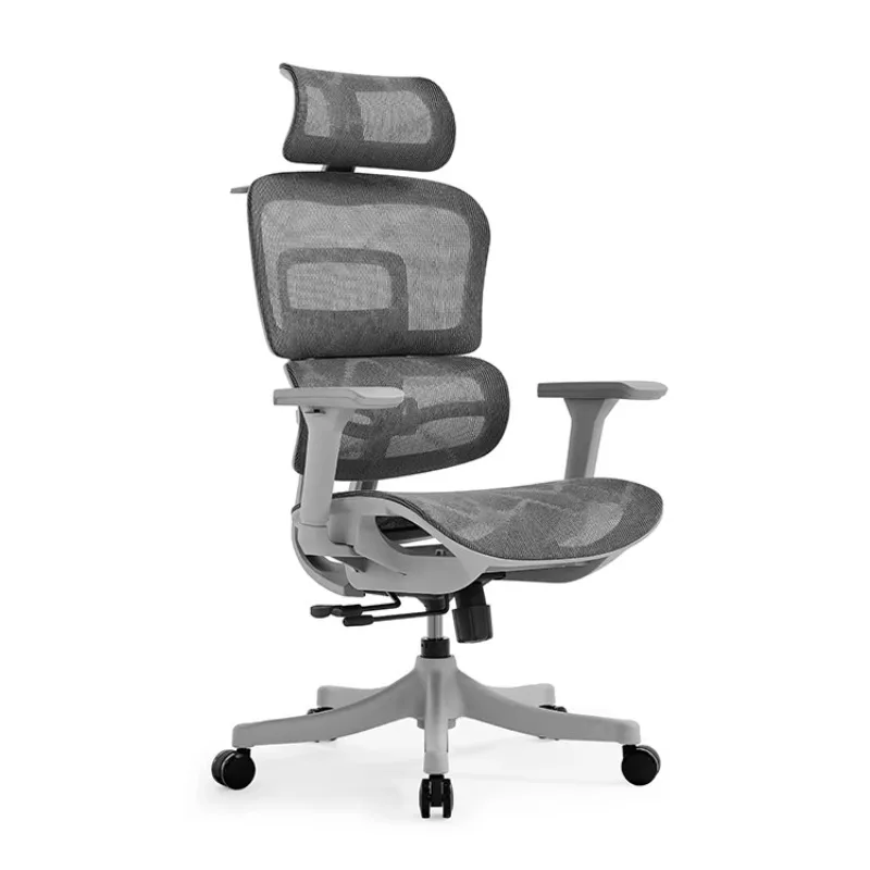 2026 Ergonomic Armrest Grey High Back Adjustable Autonomous Swilve Wheels Chair Full  Mesh Office Chair