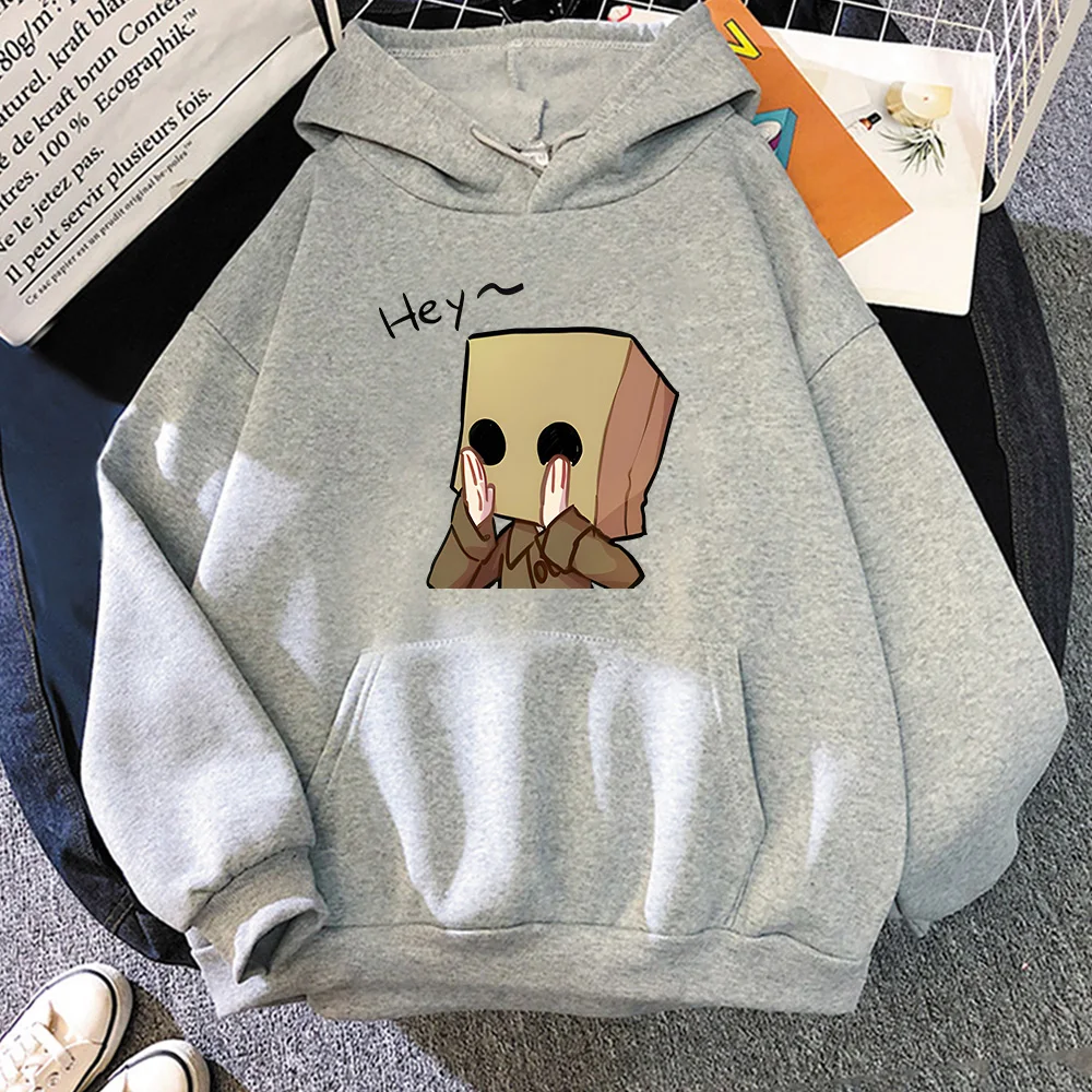 Mono Printing Sweatshirt Little Nightmares Graphic Hoodie Cute Male/female Anime Clothes Autumn Fleece Pullover Long Sleeve Tops