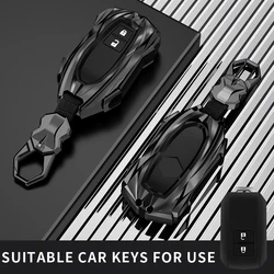 Fit for suzuki car key case cover ring chain shell holder  Ertiga Swift Wagon R Japanese Monopoly Type 3c Ignis Embona XL7