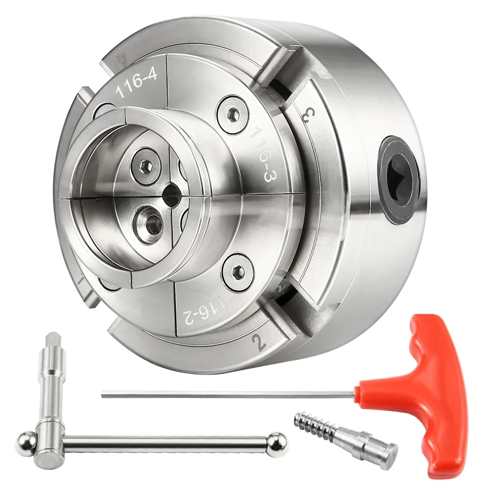 M33 4-Jaw Self-Centering Lathe Chuck Set Woodworking Lathe Key Chuck Turning Tool Accessories 4\